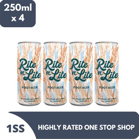 Rite N Lite Root Beer 250ml X 4 Lazada Ph