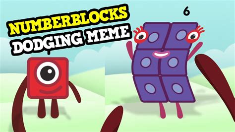 Numberblock Does The Zerotwo Dodging Meme Youtube