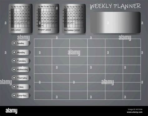 Calendario Para El Tercer Trimestre Del A O Con El Planificador