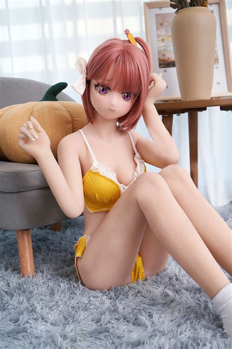 Isla Anime Sexpuppe Mit Rosa Haaren Und Pvc Kopf Nakedoll