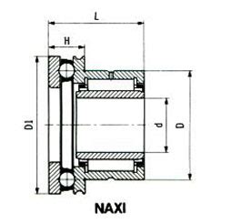 NKX 15 IR 121516 IKO 推力滚针轴承 附带推力球轴承的滚针轴承 NAXI轴承样本佰联轴承型号查询