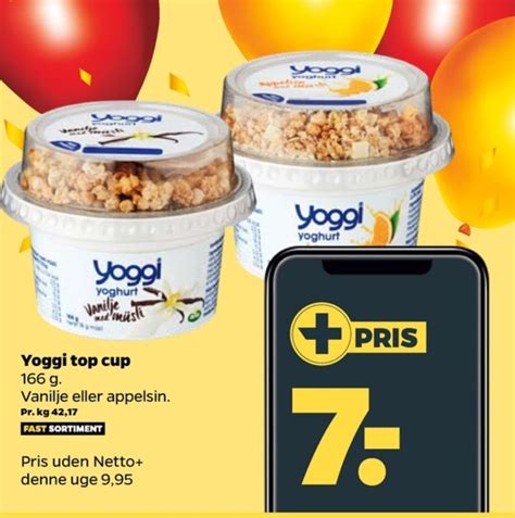 Yoggi Yoghurt Appelsin Med M Sli Top Tilbud Hos Netto