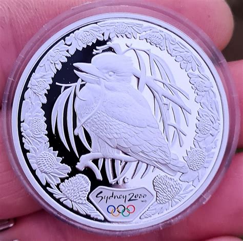 Srebrna moneta Sydney 2000 Kookaburra 1oz Proof Czarnków Kup teraz