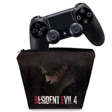 Capa Ps4 Controle Case Resident Evil 4 Remake Pop Arte Skins