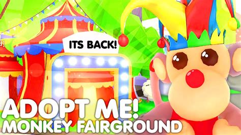 🐵🎪 Monkey Fairground Is Back😱 Adopt Me All Monkey Pets Release Roblox