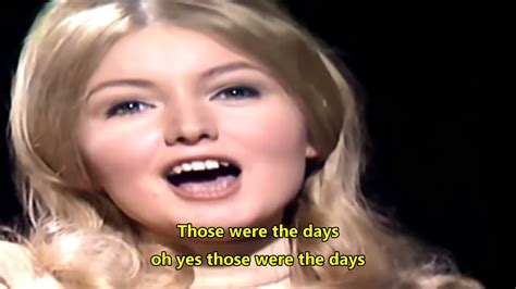 Those Were The Days My Friend Mary Hopkin Lyrics Eng Music Mania