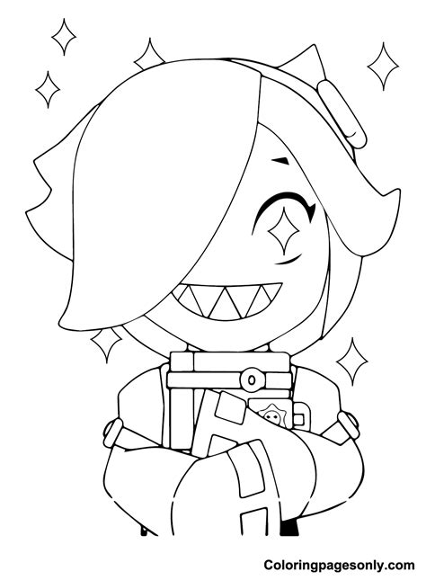 27 Colette Brawl Stars Coloring Pages ColoringPagesOnly