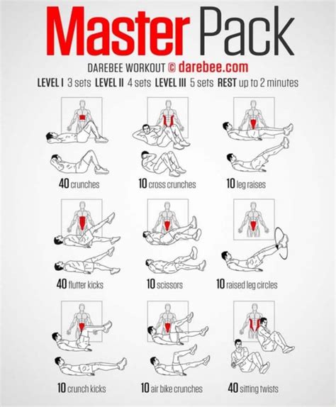 Master Pack Darebee Workout Darebee Level Sets Level Ii Sets