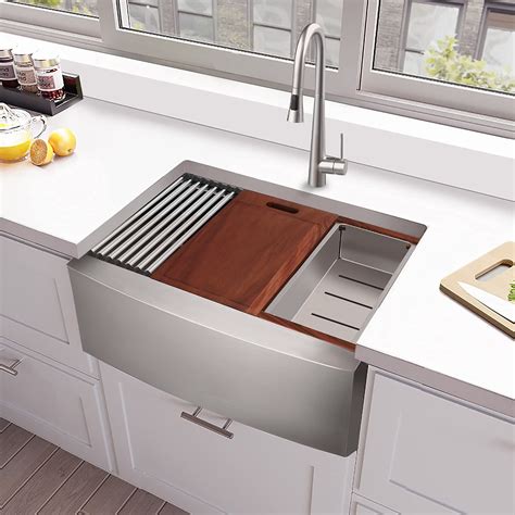 Buy Hausinluck 30 Inch Farmhouse Kitchen Sink Stainless Steel Workstation Farmhouse Sink