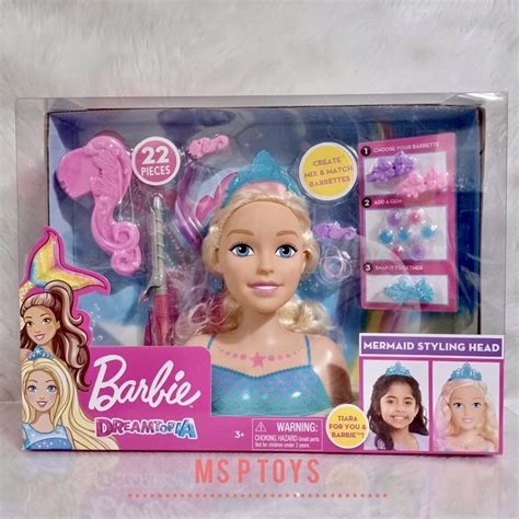 Barbie Dreamtopia Mermaid Styling Head Doll Shopee Philippines