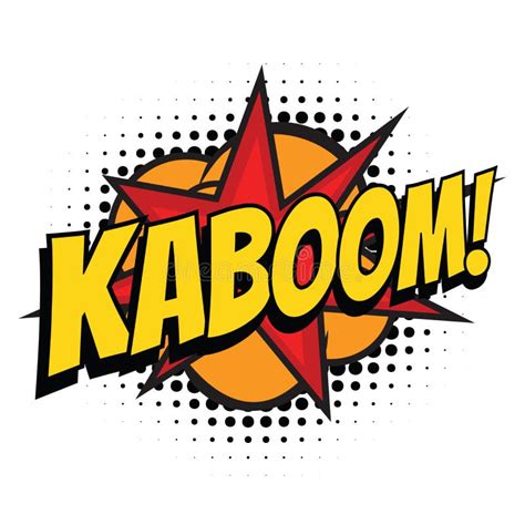 Kaboom Comic Word Stock Vector Illustration Of Dialog 95721661