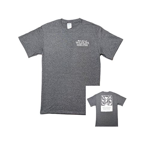 Short Sleeve T Shirt Dark Heather Gray West Sound Wildlife Shelter