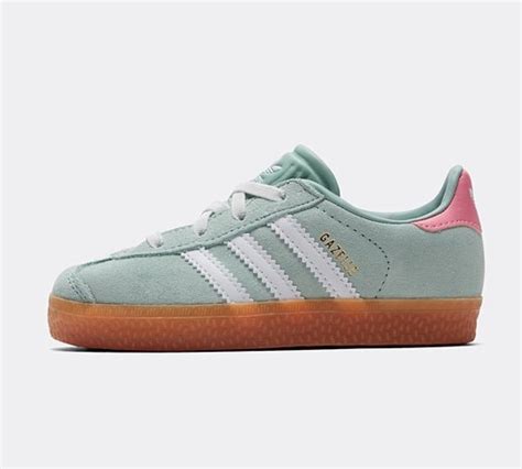 Adidas Originals Nursery Gazelle Trainer Hazy Green Footwear White