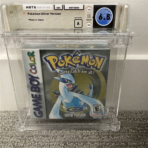 Pokemon Silver Version Game Boy Color Wata 65 A Seal Factory Sealed