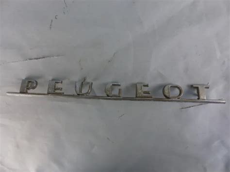 PEUGEOT ANCIEN SIGLE emblème logo insigne monogramme hayon coffre en