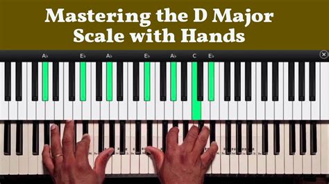 Piano Lesson 3 For Beginners Mastering The D Major Scale With Both