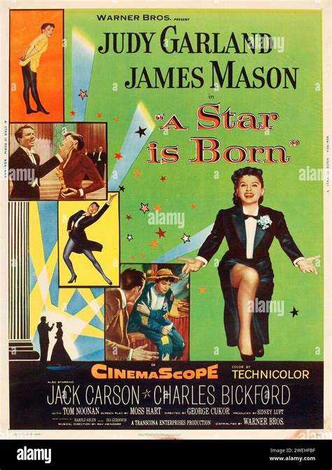 Vintage Film Poster A Star Is Born Warner Brothers 1954 Judy