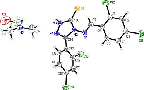 IUCr 3 2 4 Dichlorophenyl 4 1 E 2 4 Dichlorophenyl Methyl