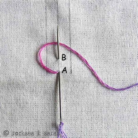 How To Do Russian Chain Stitch Sarah S Hand Embroidery Tutorials