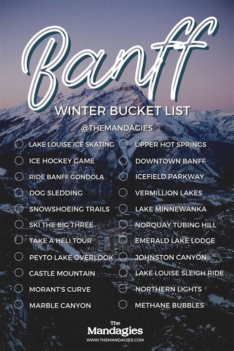 20 Jaw Dropping Things To Do In Banff In Winter The Mandagies Banff