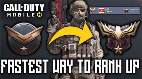 Fastest Way To Rank Up To Legendary In Cod Mobile Secret 1 Player