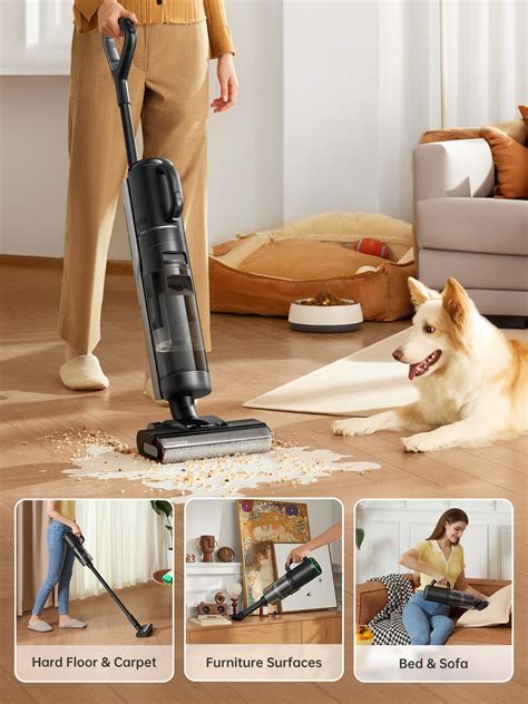 Snapklik Dreametech H Dual Smart Wet Dry Vacuum Floor Cleaner