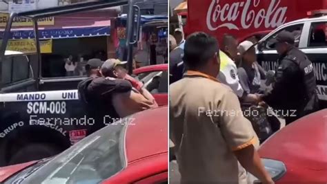 Video Captan Arresto De Policías A Peligrosos Albañiles En Cuautitlán