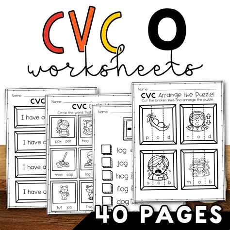 Cvc O Worksheets Phonics Reading Literacy Activity Made By Teachers