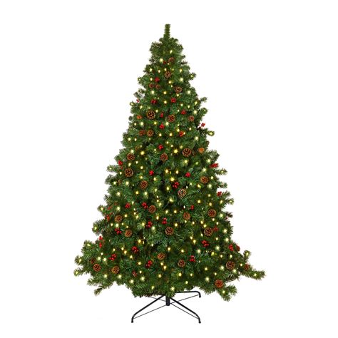 6 Feet Prelit Christmas Tree With 350 Lights Warm White Colorful 11