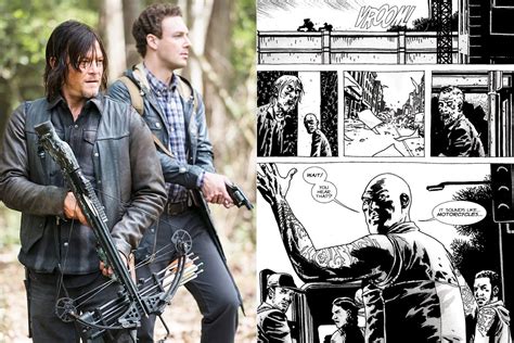 The Walking Dead Comic Tv Comparison Try