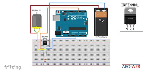 Trying To Make V Switch Using Irfz N Mosfet And An Arduino