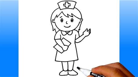 Nurse Drawing For Kids