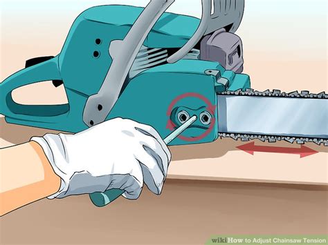 How To Adjust Chainsaw Tension With Pictures Wikihow