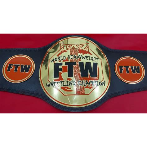 ECW FTW Taz Championship Replica Title Belt