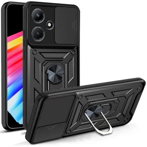 Etui Pancerne Do Infinix Hot 30i CamShield Slide Czarne Sklep XGSM Pl