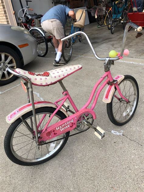 Rambling Rose Banana Seat Bike Old Bikes Vintage Toys