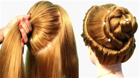 New French Bun Hairstyle With Using Clutcher Beautiful Hairstyle