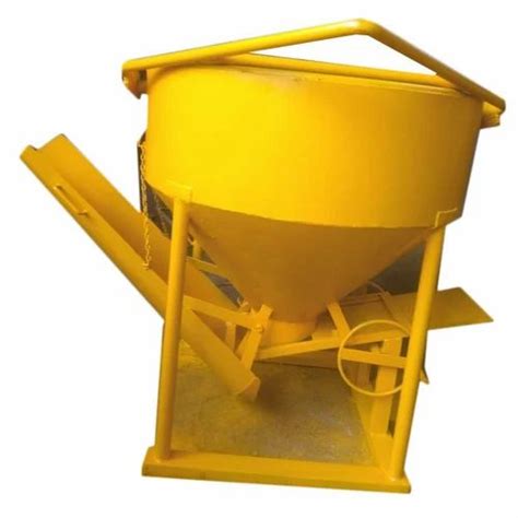 Mild Steel Fixed Hopper Concrete Bucket Capacity 750 Liter At Rs