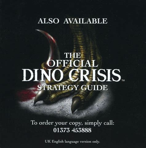 Dino Crisis Playstation Box Cover Art Mobygames