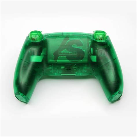 Triple Clear Green Killscreen X Sony DualSense PS5 Controller Emerald