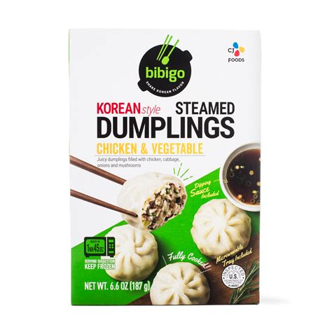 Get Cj Bibigo Steamed Chicken Vegetable Dumpling Frozen Delivered