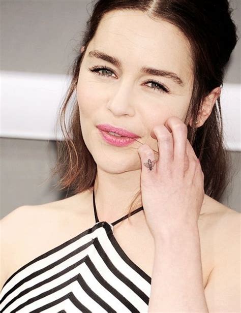 Emilia Clarke Dragon Tattoo