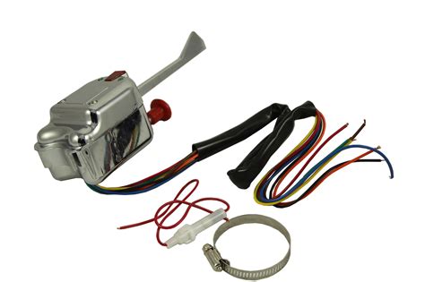 Chrome 12v Universal Rat Hot Rod Turn Signal Switch For Ford Gm With F Jdmspeed Motor