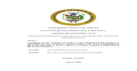 Portadaportada Universidad TÉcnica De Ambato Facultad De IngenierÍa