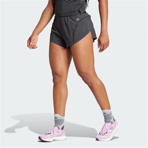 Adidas Adizero Running Split Shorts Black Ik9708