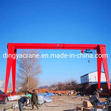 Europe Style Single Girder Gantry Crane Ton Ton Crane Vietnam