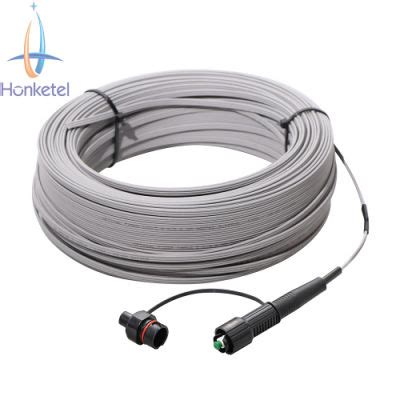 Ftth Ftta Fiber Optic Drop Cable With Mini Sc Connector Waterproof