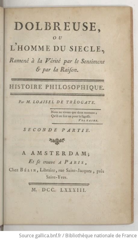 Dolbreuse ou L homme du siècle ramené à la vérité par le sentiment et