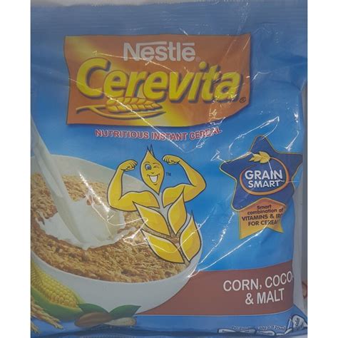 Nestle Cerevita Nutritious Instant Cereal Corn Cocoa And Malt 500g No