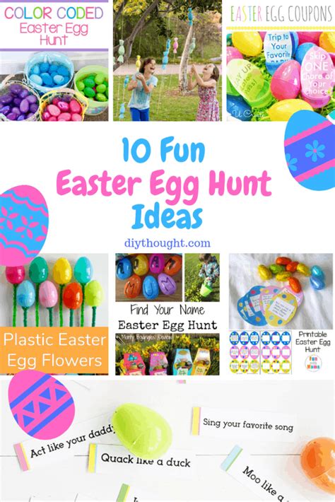 10 Fun Easter Egg Hunt Ideas - diy Thought